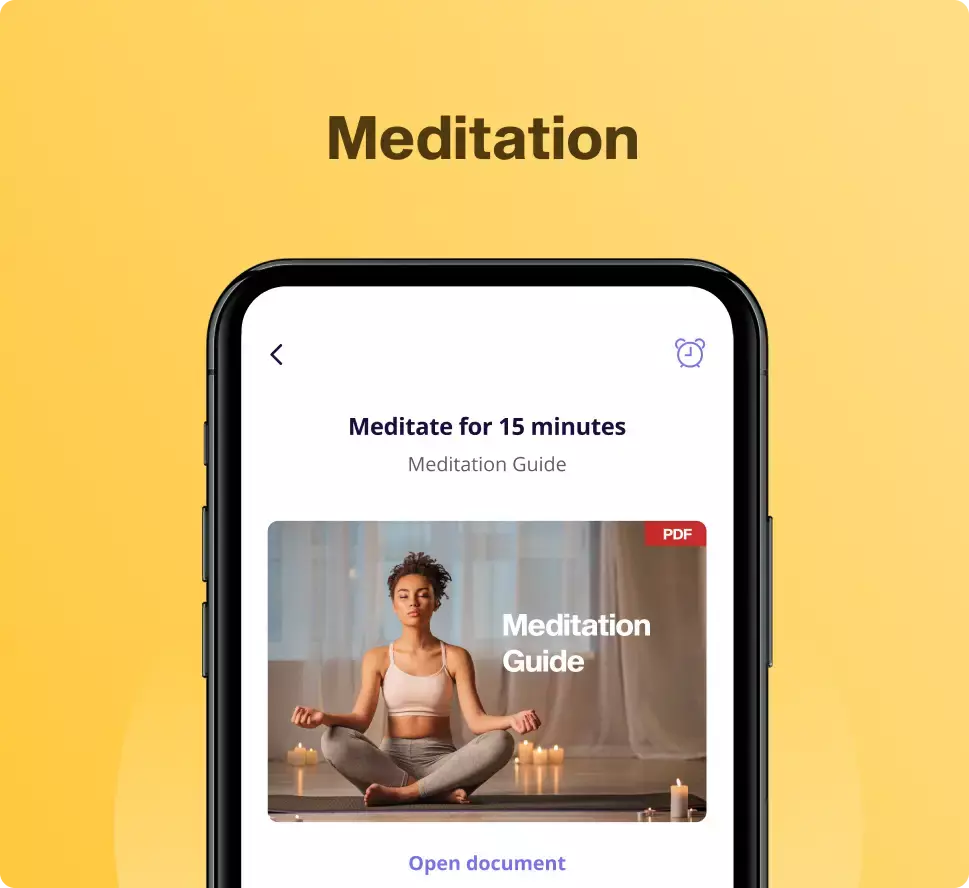 Meditation habit coaching online personal training platform